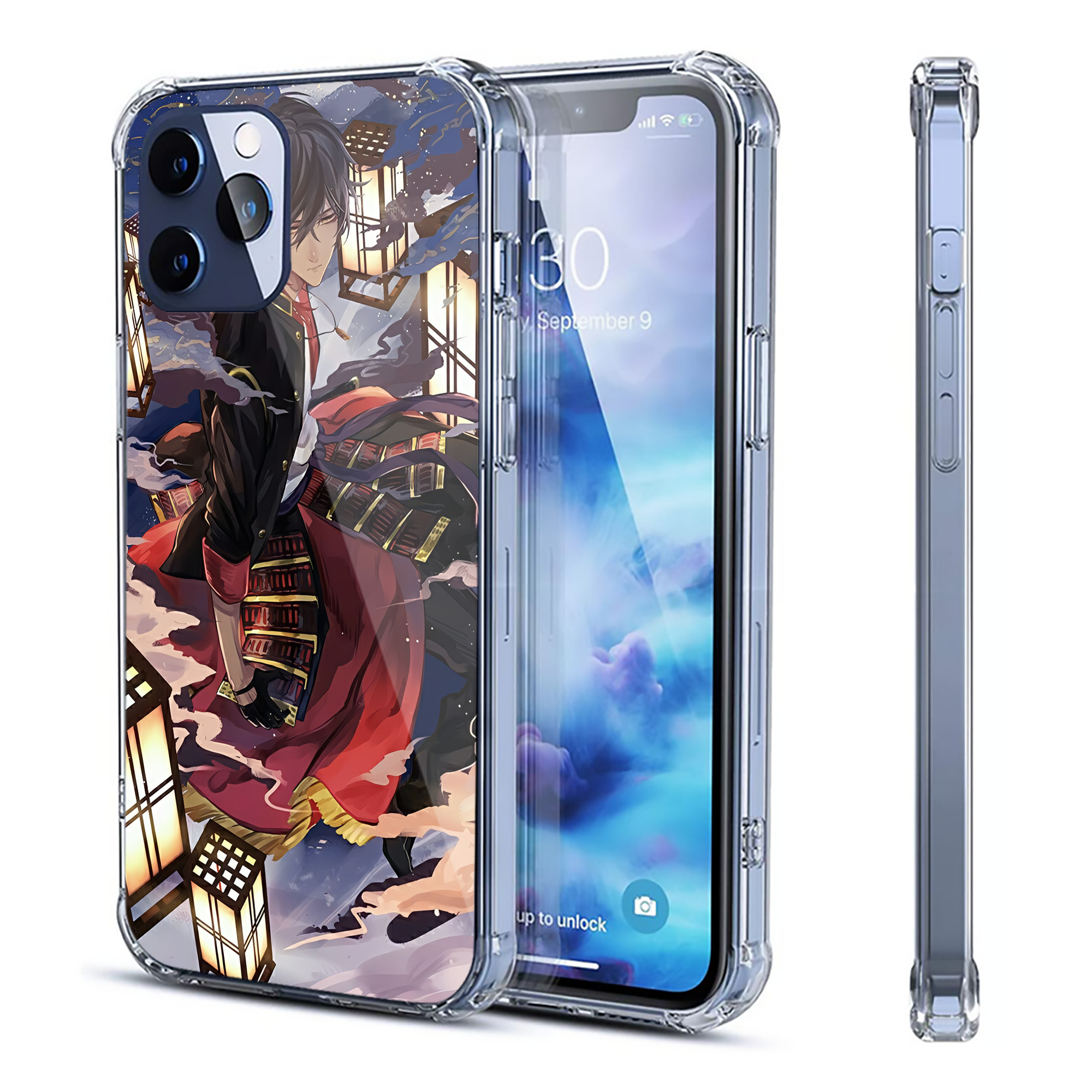 （画像用） 刀剣乱舞 Touken Ranbu 【iPhone 12シリーズ対応】透明スマホケース（クリアソフトケース）